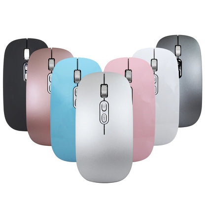 OEM Custom Computer Laptop High Quality White Cute Silent Slim Charging BT 2.4Ghz Wireless Mouse - Shengyao Chuangqi (HK) International Limited