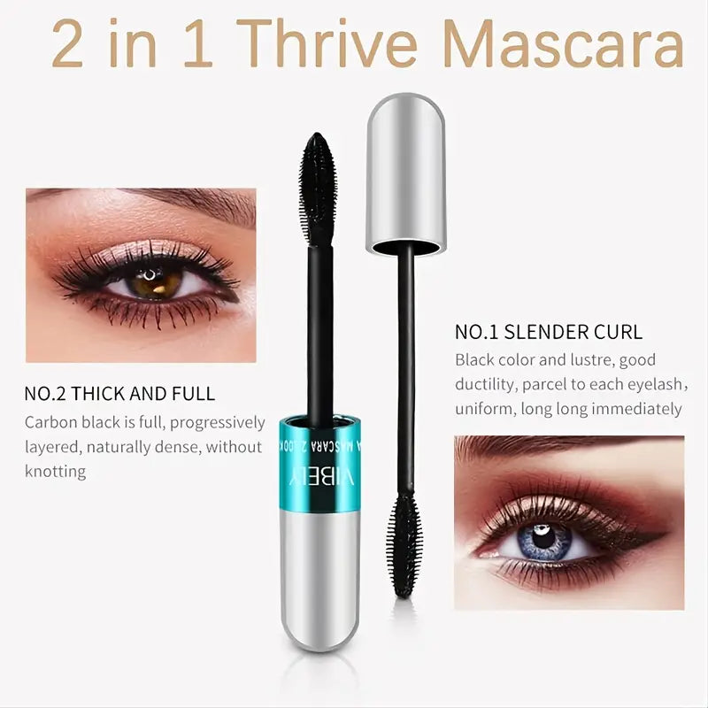 4D Silk Fiber Mascara Volumizing Lengthening Waterproof