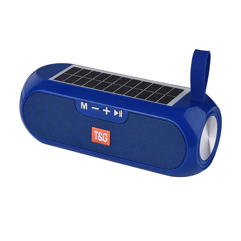 Solar-Powered TWS Bluetooth Speaker Gift - Portable Charger