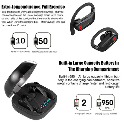 Q62 True Wireless Earbuds with 9D Surround Sound - Bluetooth 5.3 Stereo Headphones for Sports, Calls &amp; Music - Shengyao Chuangqi (HK) International Limited