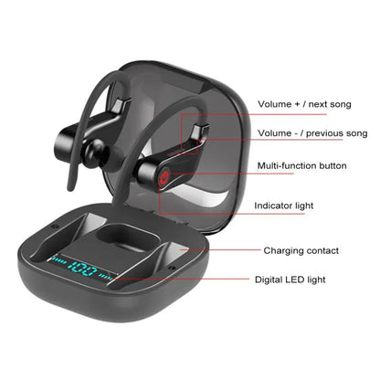 Q62 True Wireless Earbuds with 9D Surround Sound - Bluetooth 5.3 Stereo Headphones for Sports, Calls &amp; Music - Shengyao Chuangqi (HK) International Limited