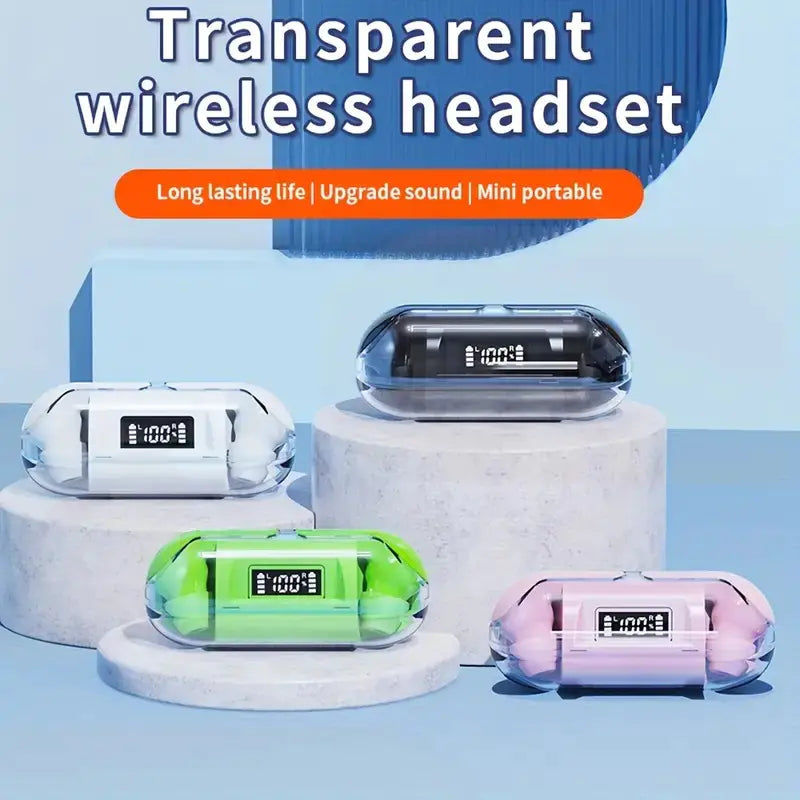 Bluetooth 5.3 TWS Earbuds with IPX7 Waterproof Design &amp; ANC - Ultimate Gaming &amp; Music Companion