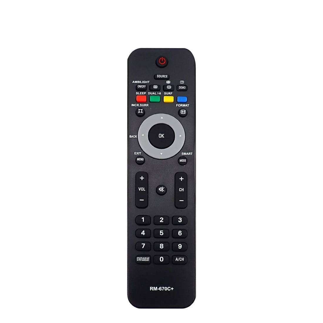 REPLACEMENT RM - 670C+ UNIVERSAL TV REMOTE CONTROL for PHILIPS LCD/LED/HDTV - Shengyao Chuangqi (HK) International Limited