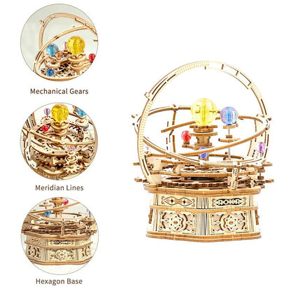 Robotime AMK51 Starry Night 3D Wooden Diy Handmade Assembled Jigsaw Puzzles for Dropshipping - Shengyao Chuangqi (HK) International Limited
