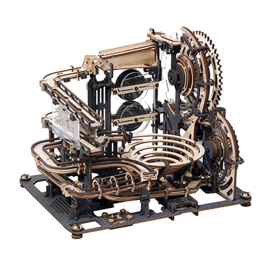 Robotime Rokr US Warehouse DIY Craft Mechanical Gear Toy LGA01 Marble Night City 3D Wooden Puzzle for Drop Shipping - Shengyao Chuangqi (HK) International Limited