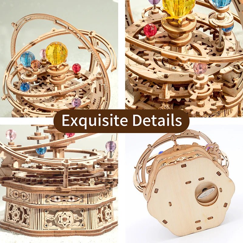 Robotime Rokr US Warehouse DIY Handmade Assembled Toys AMK51 Starry Night Model Kit 3D Wooden Puzzles for Drop Shipping - Shengyao Chuangqi (HK) International Limited