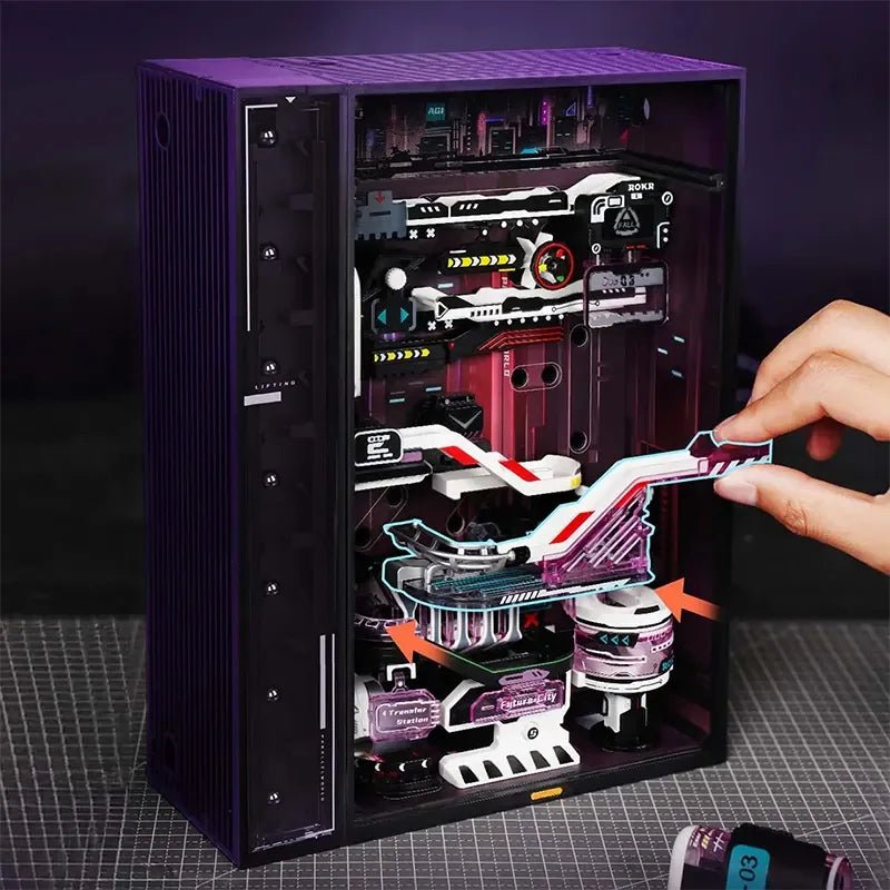 Robotime US Warehouse Mechanical Marble Run Toys MR02S the Future City DIY Kit 3D Plastic Puzzles for Drop Shipping - Shengyao Chuangqi (HK) International Limited