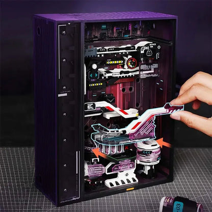 Robotime US Warehouse Mechanical Marble Run Toys MR02S the Future City DIY Kit 3D Plastic Puzzles for Drop Shipping - Shengyao Chuangqi (HK) International Limited