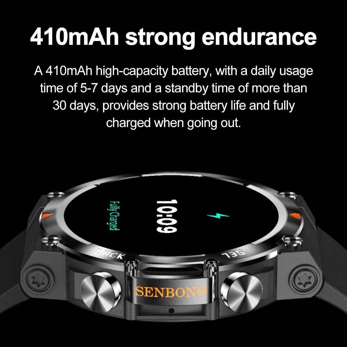 SENBONO 2024 MAX18 Men Smartwatch AMOLED1.43inch 466*466 HD Big Screen BT Calls Gesture Control AI Voice Sports Smart Watch Men - Shengyao Chuangqi (HK) International Limited