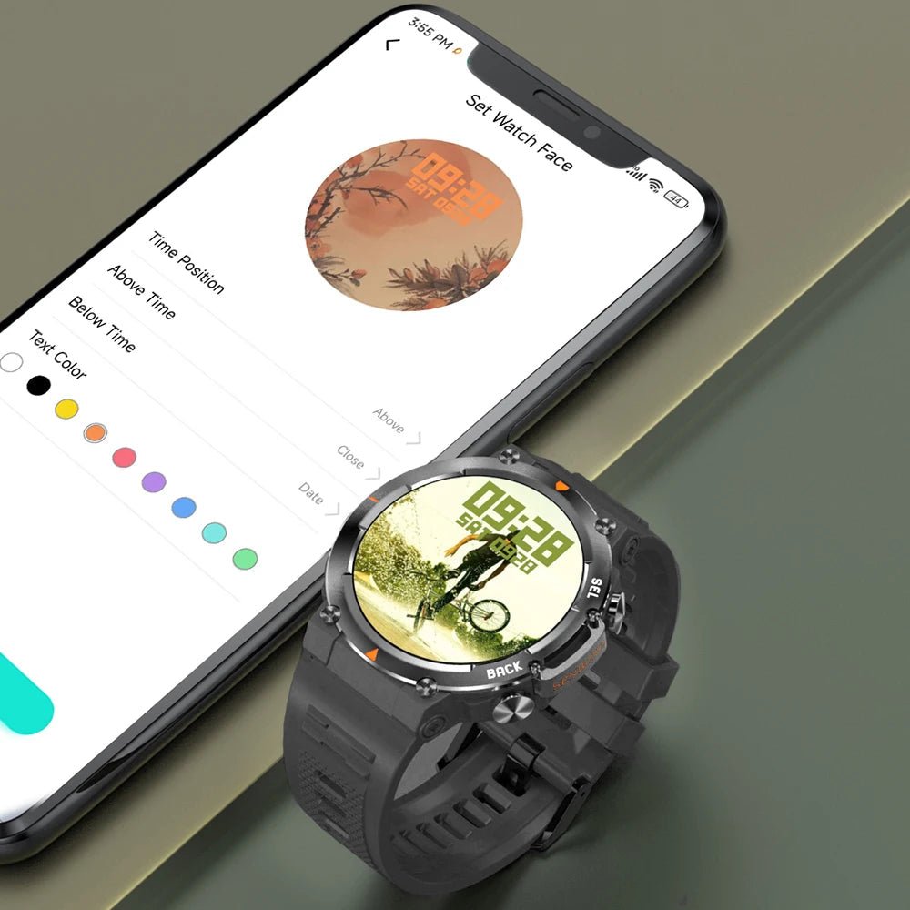 SENBONO 2024 MAX18 Men Smartwatch AMOLED1.43inch 466*466 HD Big Screen BT Calls Gesture Control AI Voice Sports Smart Watch Men - Shengyao Chuangqi (HK) International Limited