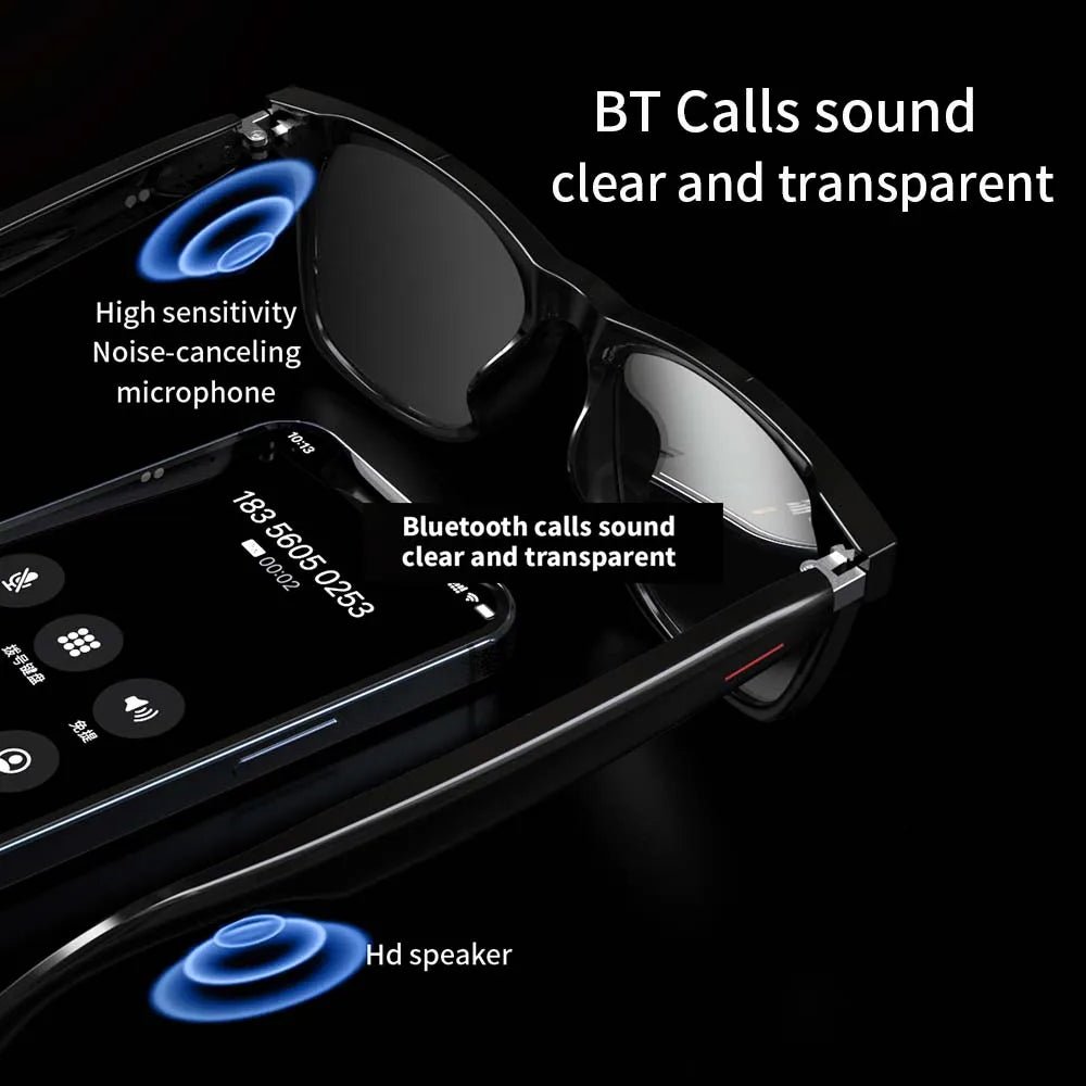 SENBONO E13 Smart Glasses Outdoor Smart Sport Hands - Free Call Music Headphone Anti - Blue Eyeglasses Wireless BT Voice Sunglasses - Shengyao Chuangqi (HK) International Limited