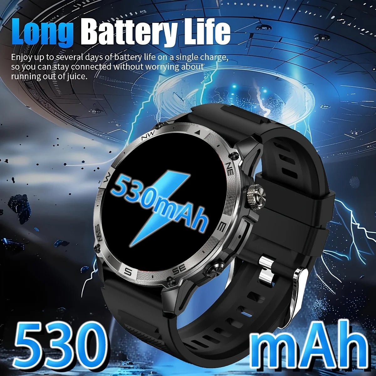 SENBONO HK08 New AMOLED HD Screen Outdoor Sport GPS Smartwatch Altitude air Pressure Compass Sport Tracking Smart Watch Men GPS - Shengyao Chuangqi (HK) International Limited