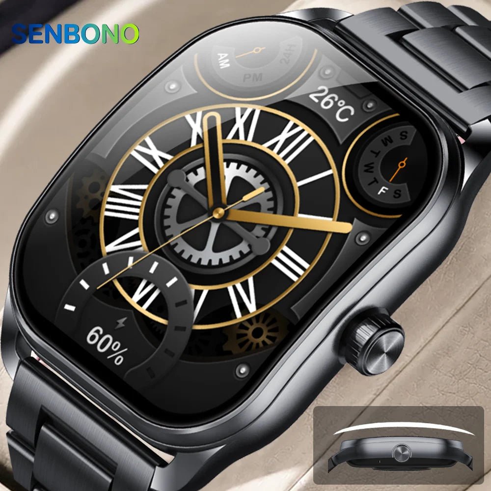 SENBONO JX629 Big Screen Smart Watch 2.01inch 300mAh Large Battery BT Call Sport Watch Fitness Tracker Women Smartwatch Men - Shengyao Chuangqi (HK) International Limited