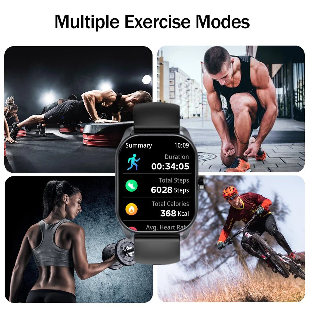 SENBONO JX629 Big Screen Smart Watch 2.01inch 300mAh Large Battery BT Call Sport Watch Fitness Tracker Women Smartwatch Men - Shengyao Chuangqi (HK) International Limited
