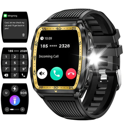 SENBONO KT83 Outdoor Sports Square Smart watch Answer Call Big Battery Fitness Tracker Waterproof Smartwatch Men for IOS Android - Shengyao Chuangqi (HK) International Limited