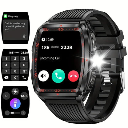SENBONO KT83 Outdoor Sports Square Smart watch Answer Call Big Battery Fitness Tracker Waterproof Smartwatch Men for IOS Android - Shengyao Chuangqi (HK) International Limited