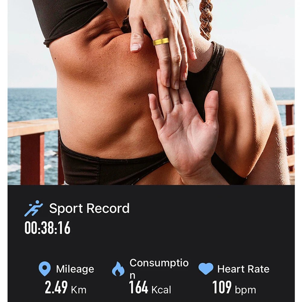 SENBONO New R06 Smart Health Ring Heart Rate Sleep Blood Oxygen Tracking Electronic Ring Wearable Devices for Men Woman Couples - Shengyao Chuangqi (HK) International Limited