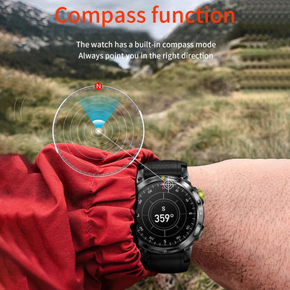 SENBONO NX18PRO AMOLED HD Large Screen GPS Outdoor Sports Smart Watch Answer Call Compass Multiple Sport Modes Smart Watch GPS - Shengyao Chuangqi (HK) International Limited