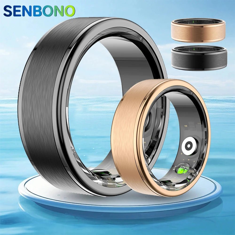 SENBONO Smart Health Ring R03 With Blood Oxygen Heart Heart Rate Sleep Tracking Wearable Devices Electronic Ring for Men Couples - Shengyao Chuangqi (HK) International Limited