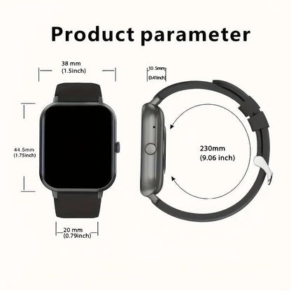 SENBONO ZL54CJ Square Smartwatch Women BT Call Heart Rate Sport Mode Fitness Tracker Waterproof Smart Watch Men for IOS Android - Shengyao Chuangqi (HK) International Limited