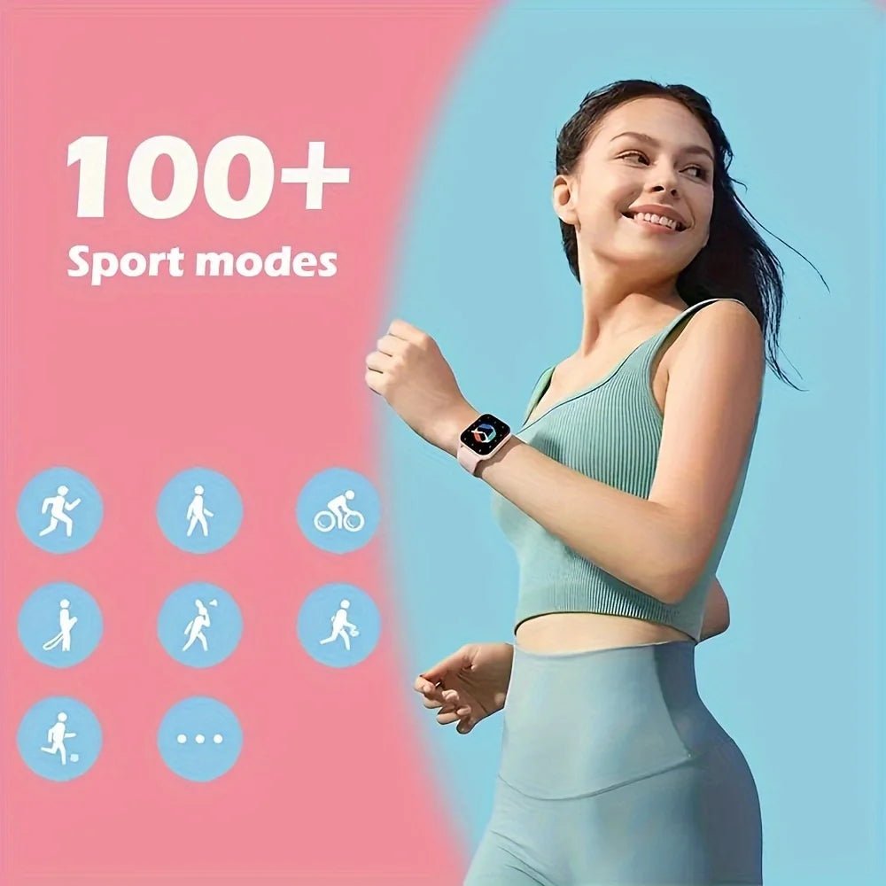 SENBONO ZL54CJ Square Smartwatch Women BT Call Heart Rate Sport Mode Fitness Tracker Waterproof Smart Watch Men for IOS Android - Shengyao Chuangqi (HK) International Limited