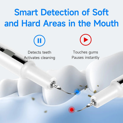 Smart Dental Cleaning Device Set with Pressure Sensors Sonic Electric Toothbrush Rechargeable Dental Cleaner Curvy Moon T7 - Shengyao Chuangqi (HK) International Limited