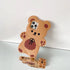 Teddy Bear Cartoon Soft Silicone Phone Case with Anti - Shock & Scratch - Resistant Protection for iPhone 12/X/XR - Shengyao Chuangqi (HK) International Limited