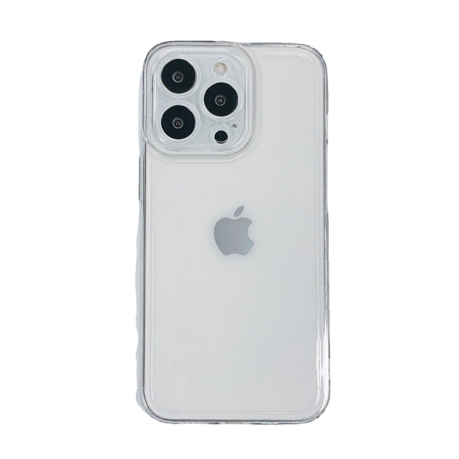 Transparent straight edge suitable for Apple 15ProMax mobile phone case TPU soft iphone11 all - inclusive simple 16 protective case - Shengyao Chuangqi (HK) International Limited