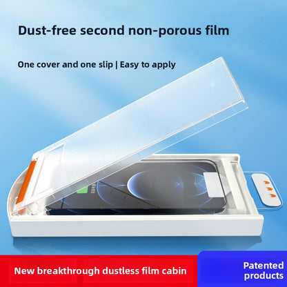 Applicable to Apple 16 mobile phone film, dustproof and anti-peep 11/14/13 automatic film iPhone15 dust-free tempered film, anti-scratch, bubble-free, super durable
