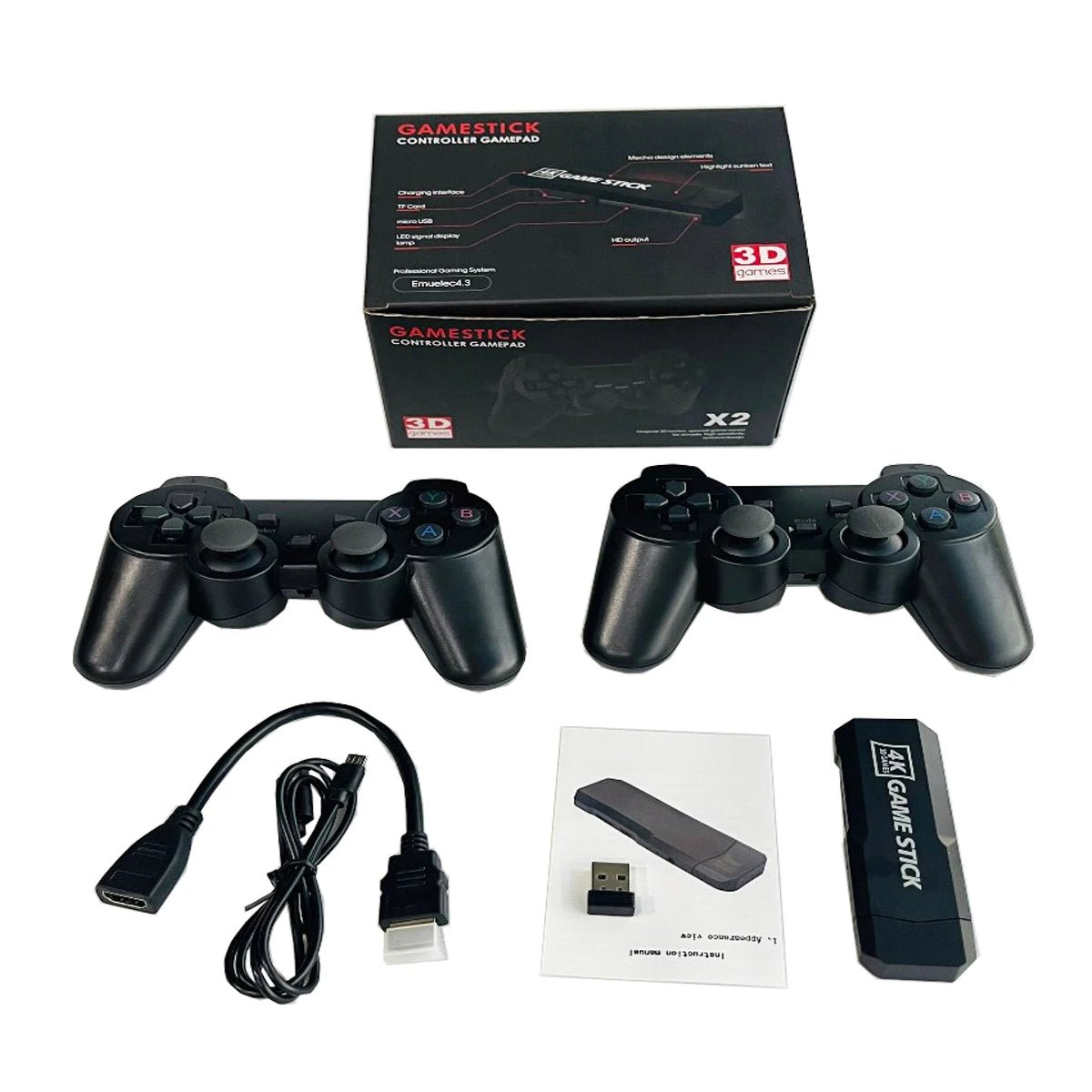 Ultra HD 4K 3D 64gb 128gb X2 Game Stick Retro GD10 Video Game Console - Shengyao Chuangqi (HK) International Limited