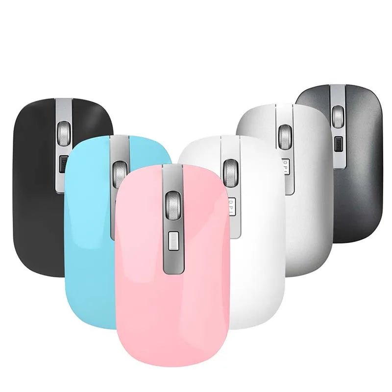 Ultra - thin Ergonomic Optical Wireless Charging Mouse 1600DPI 2.4G Wireless Silent Office Mouse - Shengyao Chuangqi (HK) International Limited