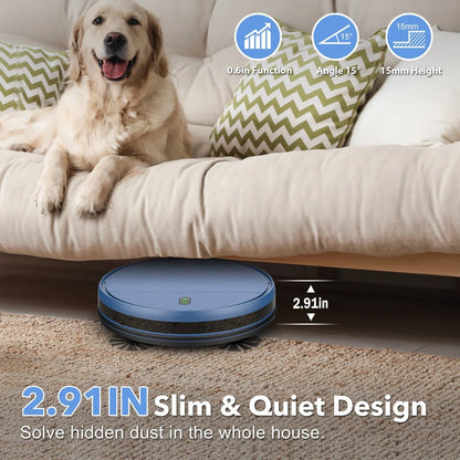 US Local Stock Intelligent Cleaning Robot Vacuum Cleaner Slimmer Design Powerful 2000pa Suction Sweeping Dry Wet Mop Feature - Shengyao Chuangqi (HK) International Limited