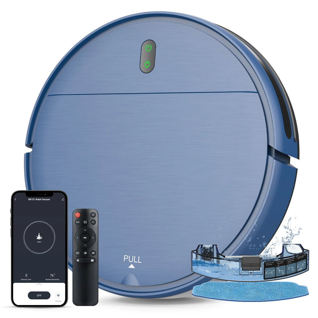 US Local Stock Intelligent Cleaning Robot Vacuum Cleaner Slimmer Design Powerful 2000pa Suction Sweeping Dry Wet Mop Feature - Shengyao Chuangqi (HK) International Limited