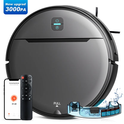 US Local Stock Latest Model Smart Mop Automatic Cleaning Robot Vacuum Cleaner Wet and Dry with 3000pa US Plug - Shengyao Chuangqi (HK) International Limited