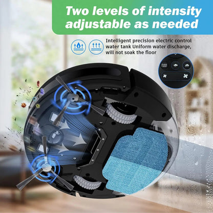 US Local Stock Minfu Electric Robot Vacuum Cleaner Automatic Robotic Wet and Dry Dropship with Sweeping Mopping Functionality - Shengyao Chuangqi (HK) International Limited