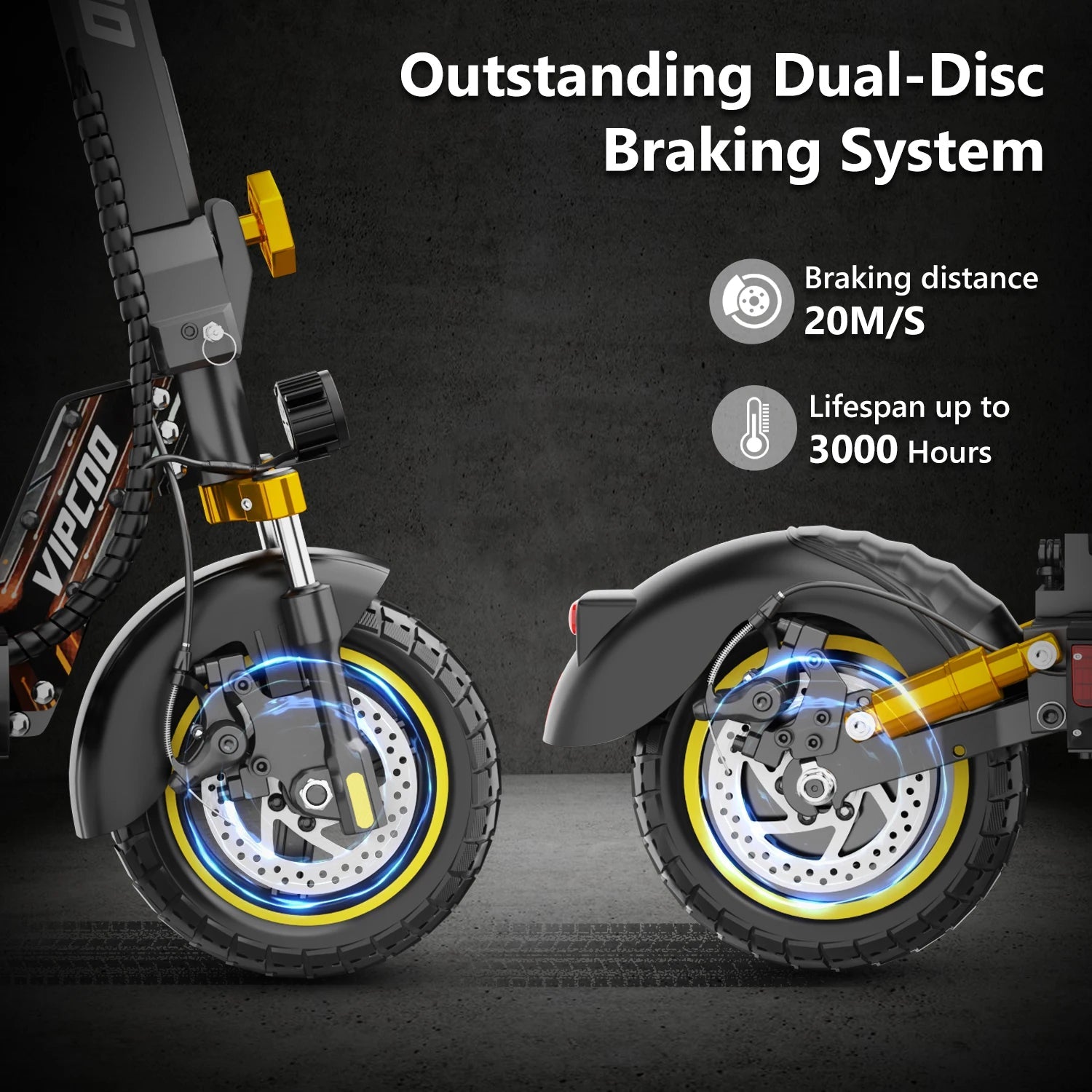 Usa Warehouse 10 Inch 700W 13Ah Lightweight Foldable E Scooter VIPCOO VS1 Portable Folding Adult Electric Scooter - Shengyao Chuangqi (HK) International Limited
