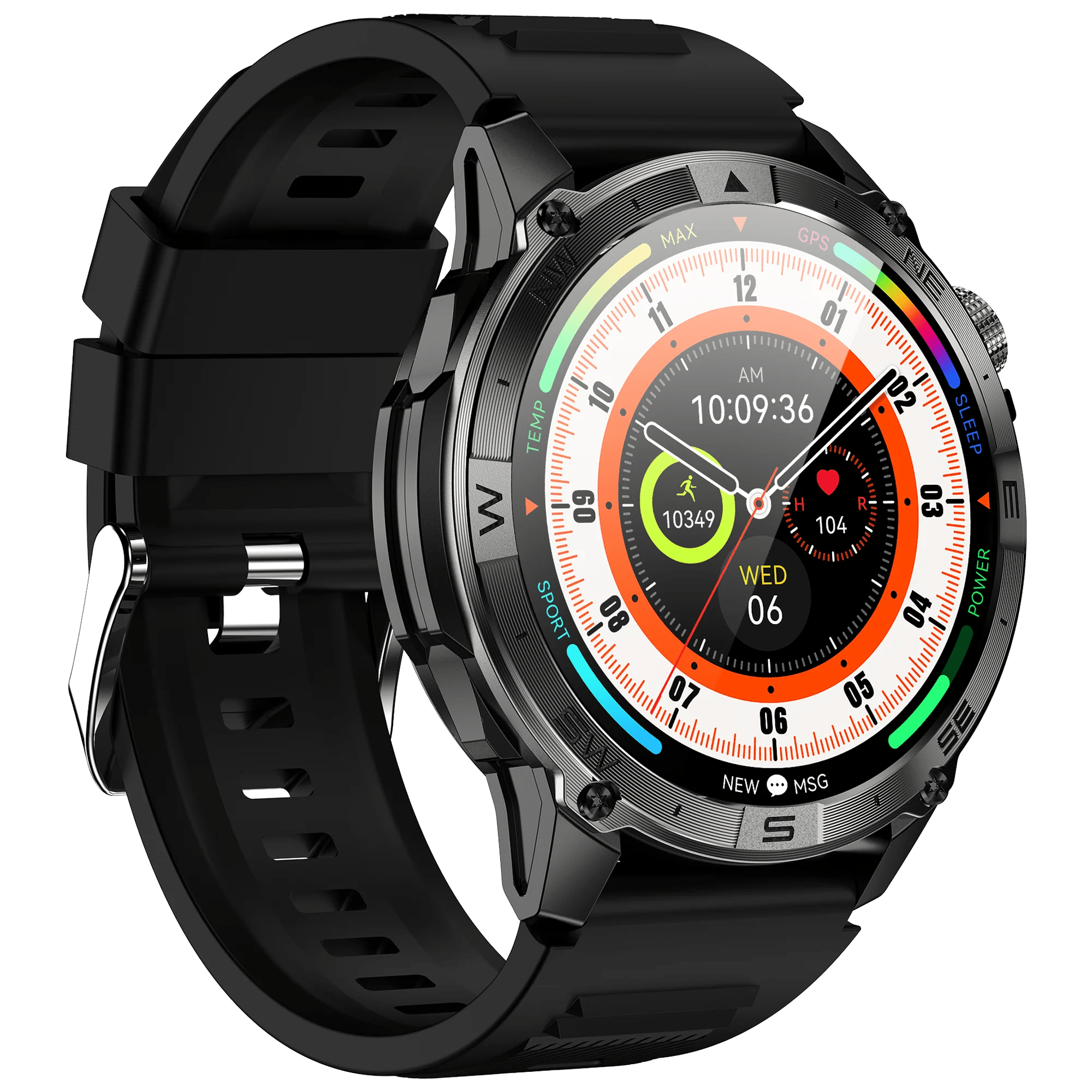 VALDUS 1.43 Inch AMOLED Round Screen Bluetooth Call IP68 Waterproof Smartwatch NFC GPS Heart Rate Monitor VG40 PRO Smart Watch - Shengyao Chuangqi (HK) International Limited