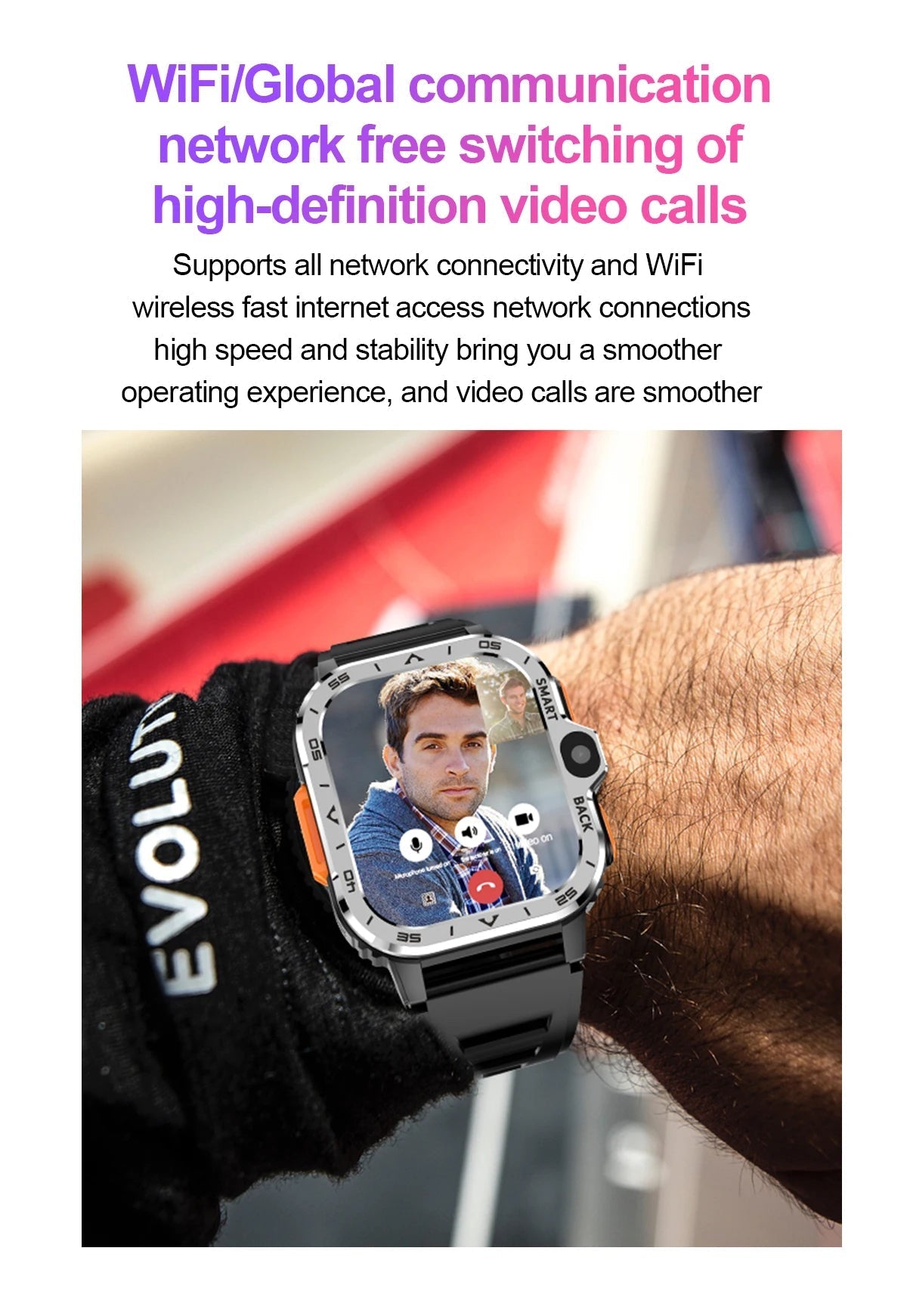 VALDUS 4G Android Phone Smartwatch S8 Ultra S9 Sim Card Mobile GPS WIFI Dual Video Camera Men Fashion Hombre PGD Smart Watch - Shengyao Chuangqi (HK) International Limited
