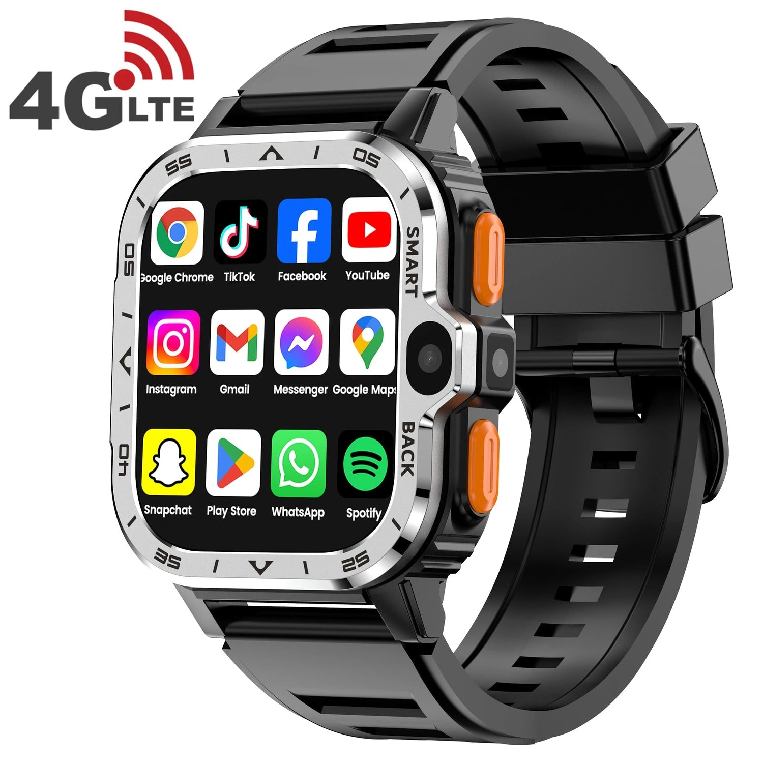 VALDUS 4G Android Phone Smartwatch S8 Ultra S9 Sim Card Mobile GPS WIFI Dual Video Camera Men Fashion Hombre PGD Smart Watch - Shengyao Chuangqi (HK) International Limited