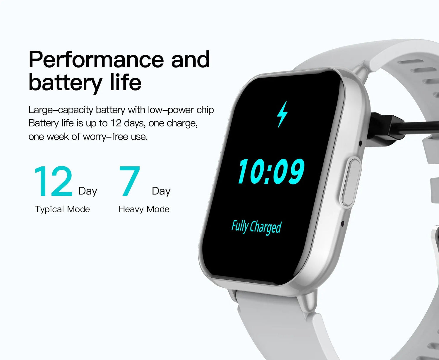 VALDUS AI Voice Assistant 1.83 Inch Square Screen Smart Watch Support Sleep Mode Bluetooth Call VS14 Waterproof Smartwatch - Shengyao Chuangqi (HK) International Limited