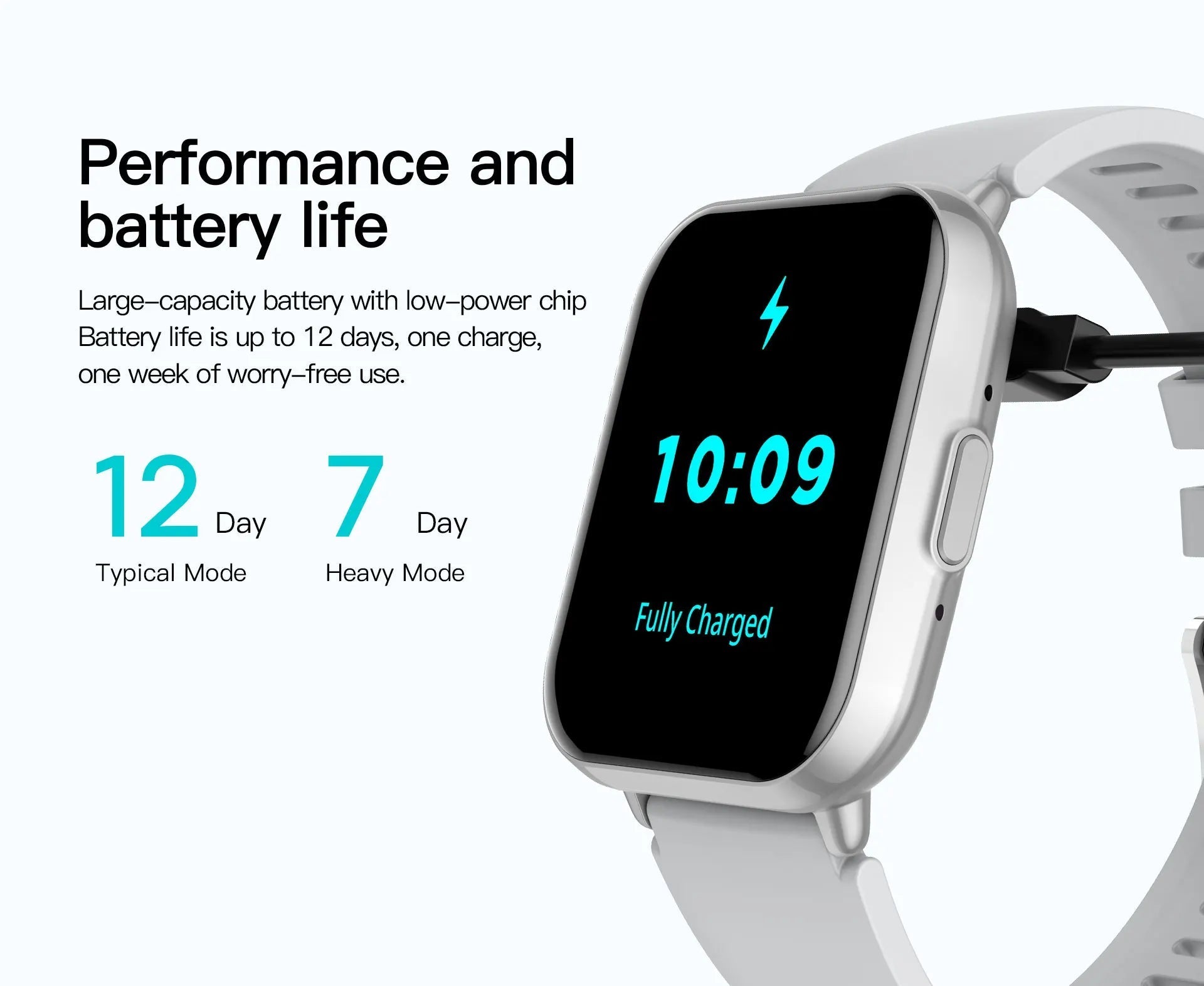VALDUS AI Voice Assistant 1.83 Inch Square Screen Smart Watch Support Sleep Mode Bluetooth Call VS14 Waterproof Smartwatch - Shengyao Chuangqi (HK) International Limited