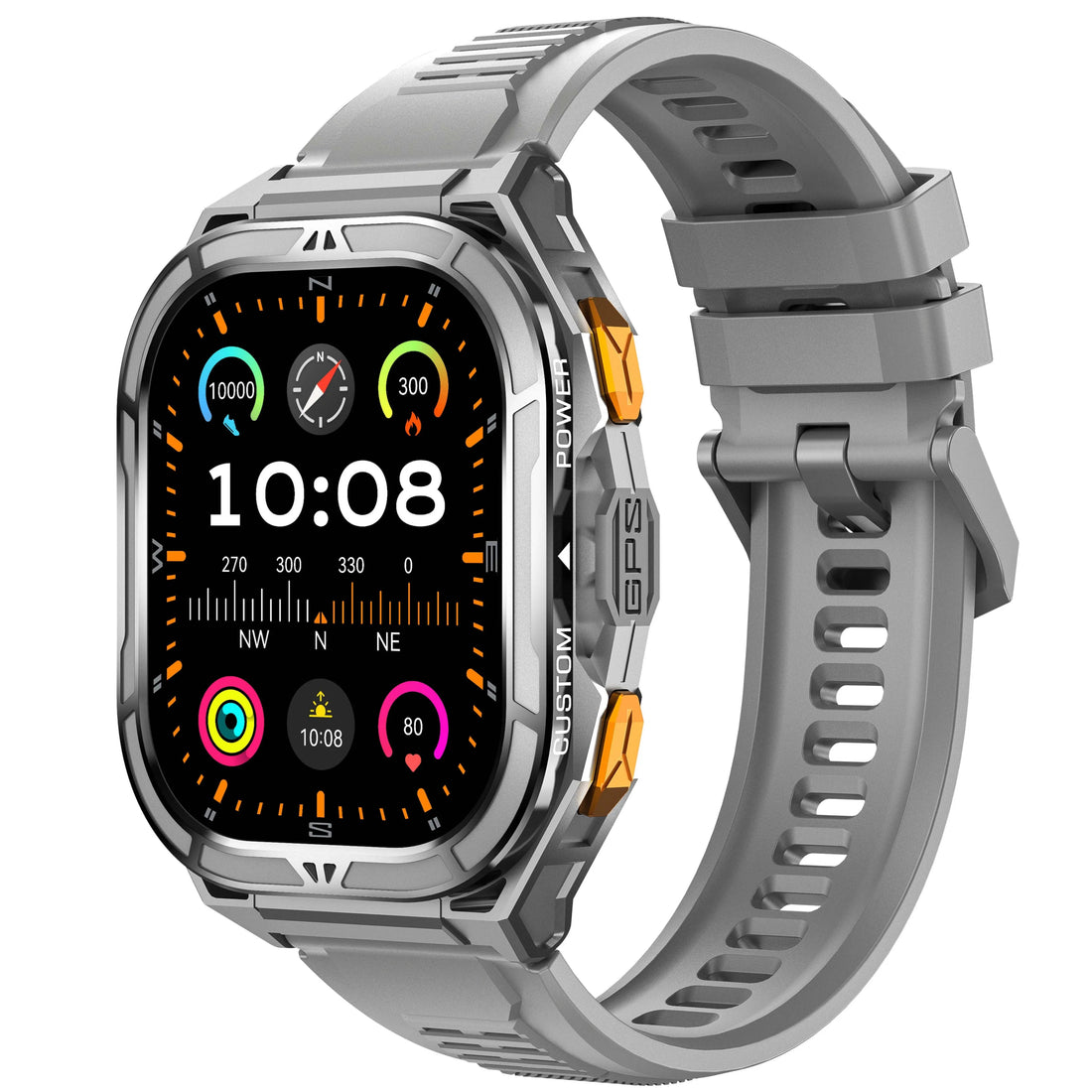 VALDUS AMOLED Round 1.96 Inch Screen Smartwatch Support GPS Multi Sports Mode Bluetooth Calling VG46 Pro Waterproof Smart Watch - Shengyao Chuangqi (HK) International Limited