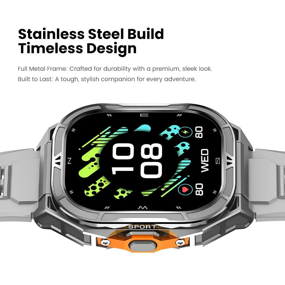 VALDUS AMOLED Round 1.96 Inch Screen Smartwatch Support GPS Multi Sports Mode Bluetooth Calling VG46 Pro Waterproof Smart Watch - Shengyao Chuangqi (HK) International Limited