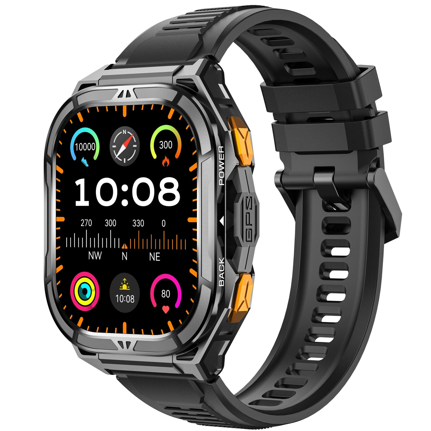 VALDUS AMOLED Round 1.96 Inch Screen Smartwatch Support GPS Multi Sports Mode Bluetooth Calling VG46 Pro Waterproof Smart Watch - Shengyao Chuangqi (HK) International Limited