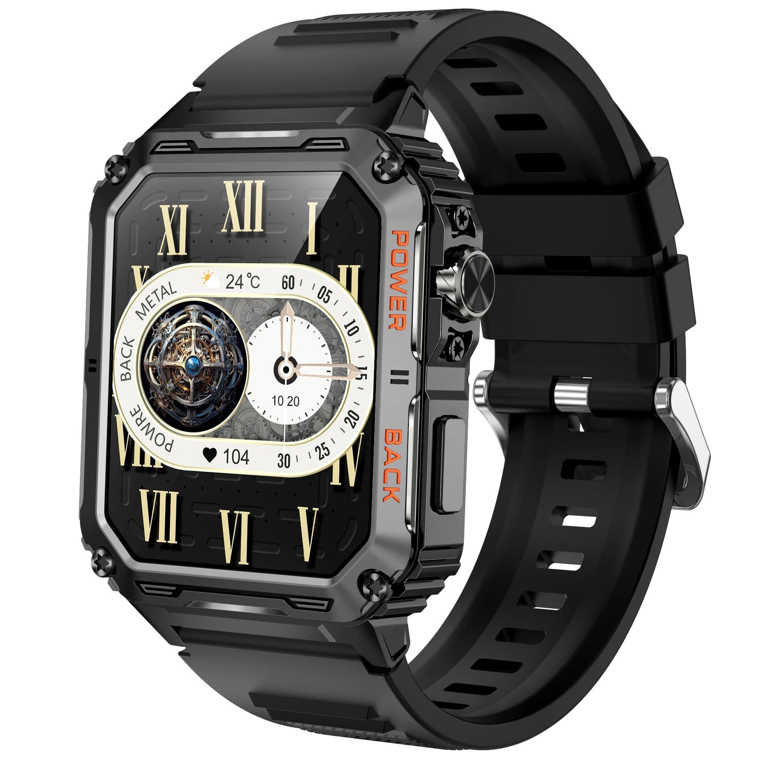 VALDUS IP67 Waterproof 1.91Inch Screen Heart Rate Alarm VD38 Smartwatch Measures Blood Pressure Blood Oxygen VD38 Smart Watch - Shengyao Chuangqi (HK) International Limited