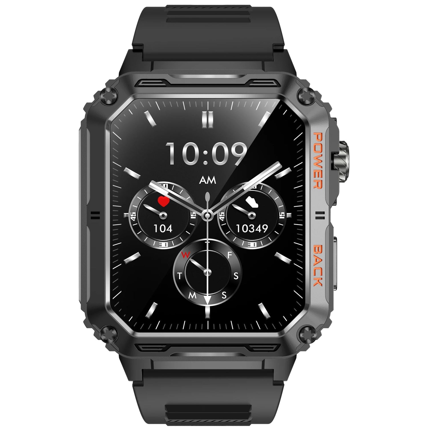 VALDUS IP67 Waterproof 1.91Inch Screen Heart Rate Alarm VD38 Smartwatch Measures Blood Pressure Blood Oxygen VD38 Smart Watch - Shengyao Chuangqi (HK) International Limited