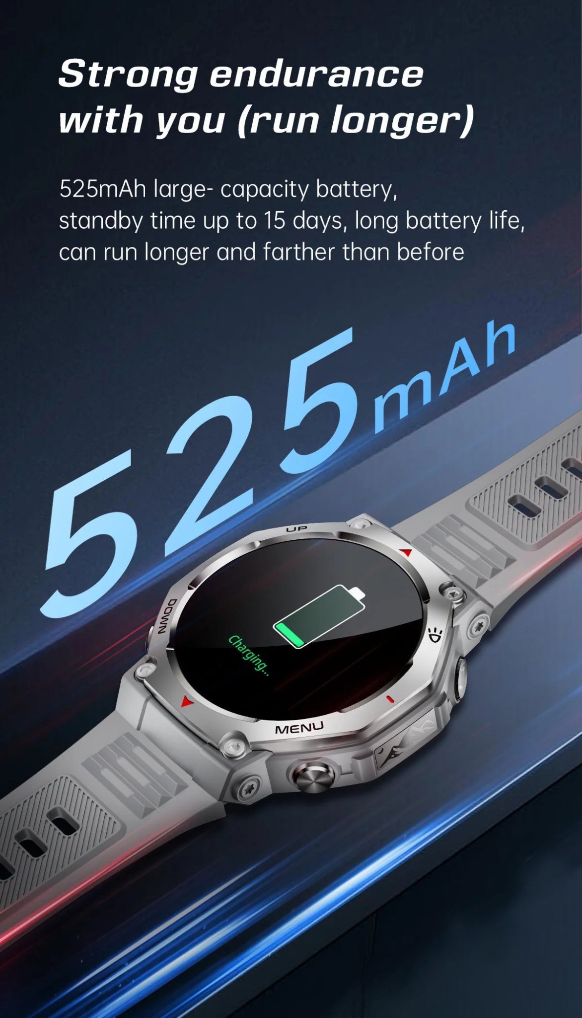 VALDUS Support Stress Relief Sleep Aid Bright Light Flashlight Smart Watch Pressure Detection VD47 PRO 1.43 Inch Smartwatch - Shengyao Chuangqi (HK) International Limited