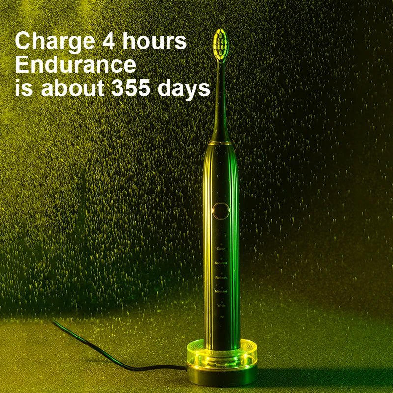 Wholesale Latest Sustainable Electric Toothbrush Antibacterial Sonic Smart LED Display Low Noise Vibration Soft USB Replacement - Shengyao Chuangqi (HK) International Limited