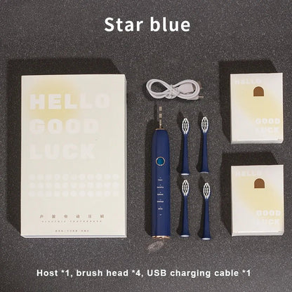Wholesale Latest Sustainable Electric Toothbrush Antibacterial Sonic Smart LED Display Low Noise Vibration Soft USB Replacement - Shengyao Chuangqi (HK) International Limited