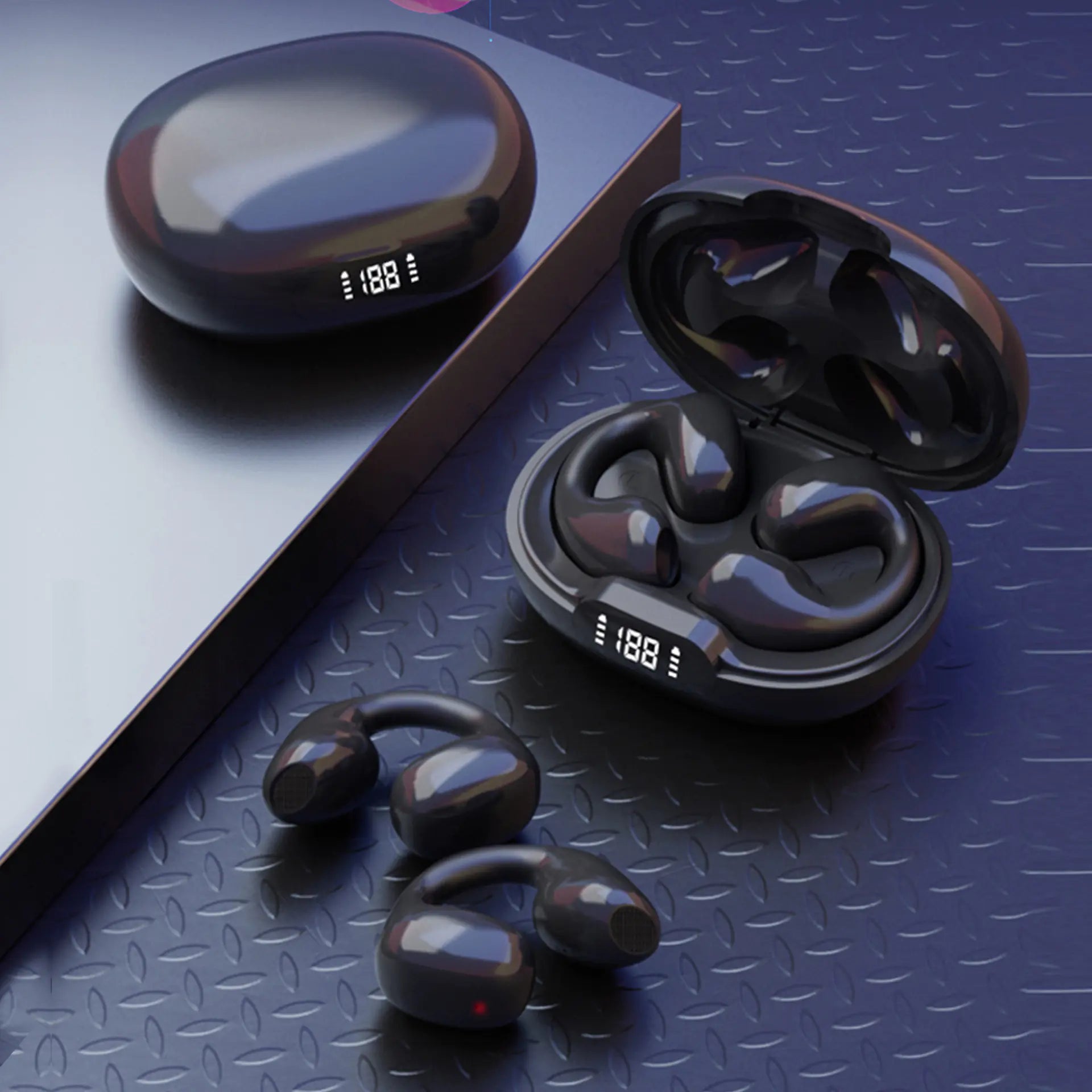 Wireless Bone Conduction Sport Headphones Bluetooth 5.0 IPX5 Waterproof Stereo Sound Digital Display 2025 - Shengyao Chuangqi (HK) International Limited
